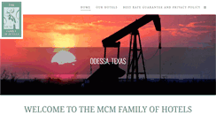 Desktop Screenshot of mcmhotels.com